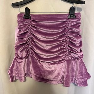 Velvet Purple Skirt